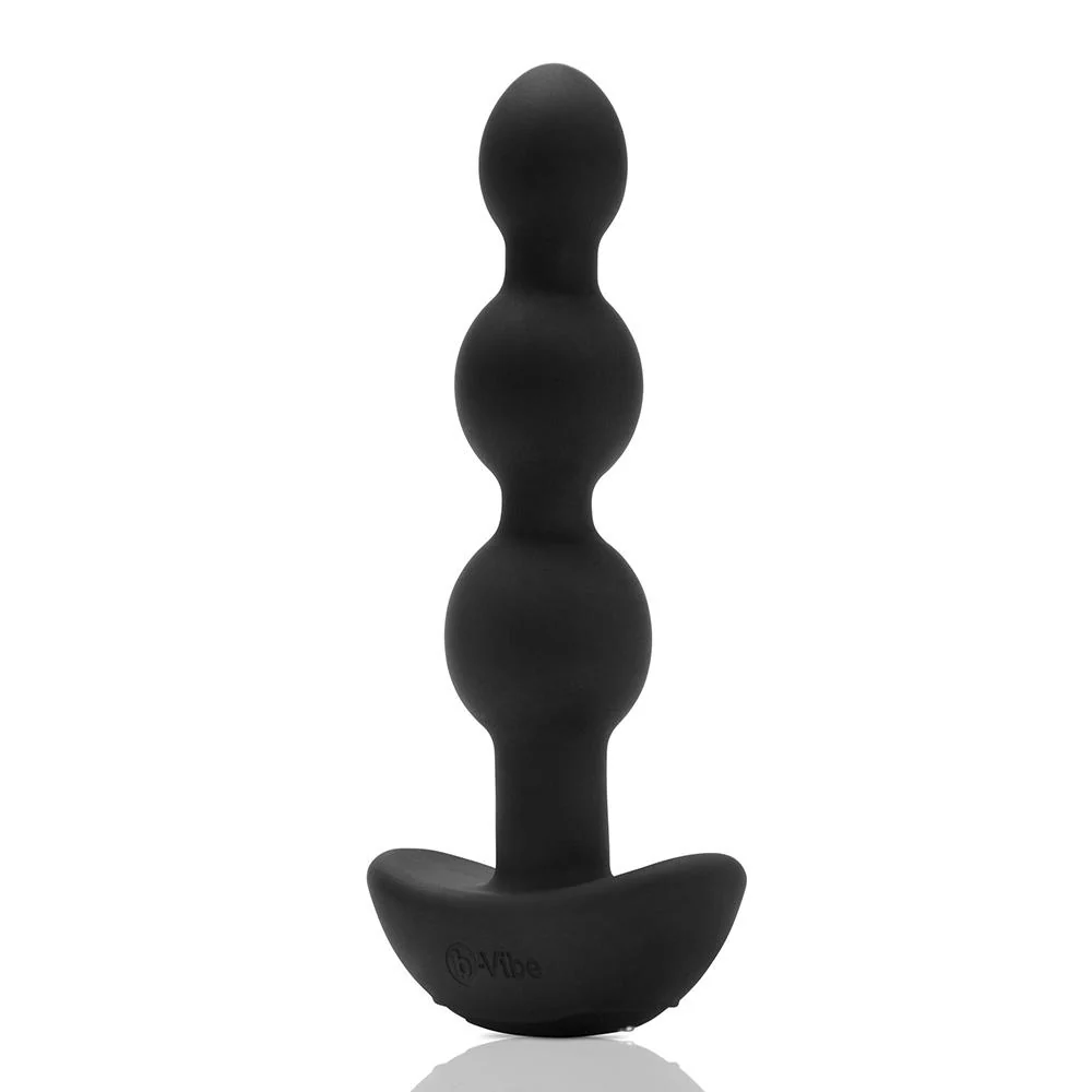 Triplet Vibrating Remote Beaded Anal Probe