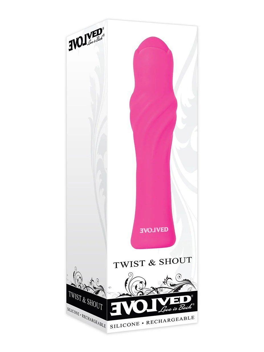 Twist & Shout Silicone Vibrator - Image 2
