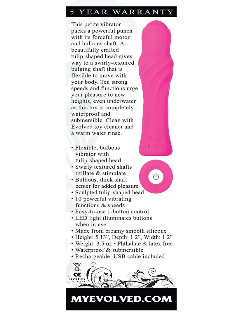Twist & Shout Silicone Vibrator - Image 3